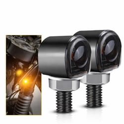 universal mini lamp, led motorcycle turn signals indicator amber, blinker light for motorcycles