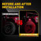 Offroad Underglow Red LED Rock Lights Neon Lights For Cars Trucks Jeeps 4