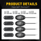 Offroad Underglow Red LED Rock Lights Neon Lights For Cars Trucks Jeeps 7