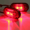 LED Bullet Pickup Side Marker Lights Round Truck Trailer Amber Red E 6
