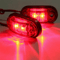 LED Bullet Pickup Side Marker Lights Round Truck Trailer Amber Red E 6