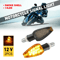 LED Amber Light Blinker Motorcycle Dirt Bike Dual Sport Supermoto Turn Signal 6
