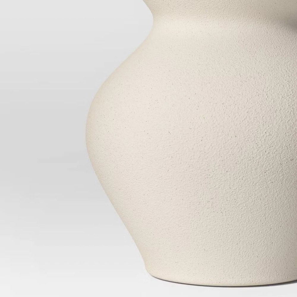 Threshold Tall Ceramic Modern Vase Organic Design Hand Wash Tabletop Centerpiece Elegant Decor 1