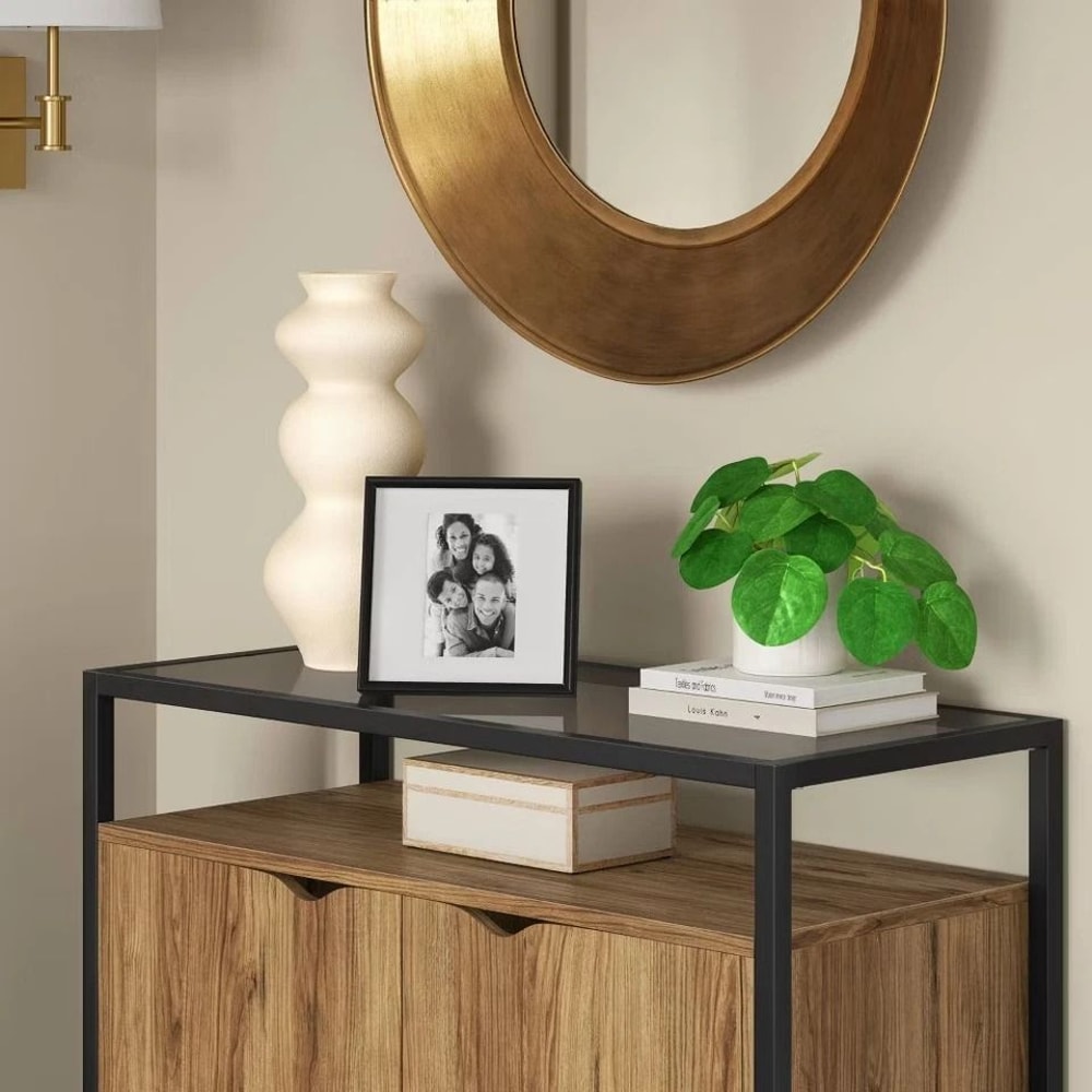 Threshold Tall Ceramic Modern Vase Organic Design Hand Wash Tabletop Centerpiece Elegant Decor 2