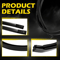 Roof Side Drip Molding Set RH LH Vehicle Trim For Enhanced Durability 5