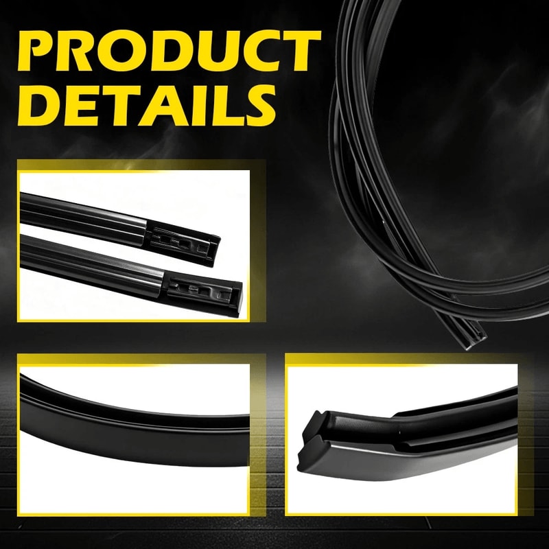 Roof Side Drip Molding Set RH LH Vehicle Trim For Enhanced Durability 5