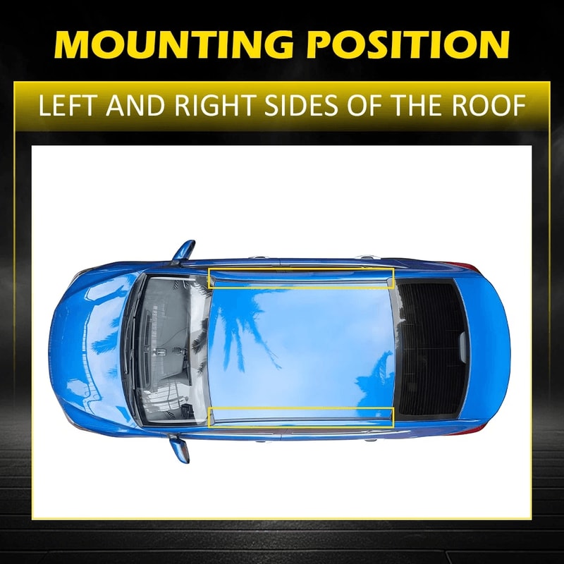 Roof Side Drip Molding Set RH LH Vehicle Trim For Enhanced Durability 6