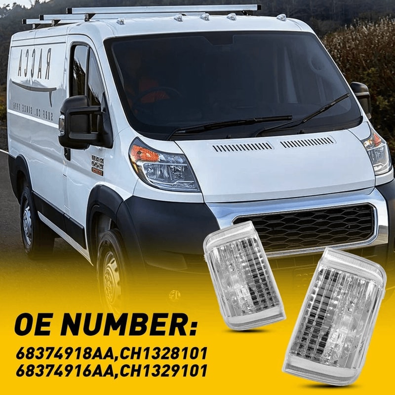 Durable RH Mirror Light Turn Lamp Lens Cover For LH Side Easy Installation 1