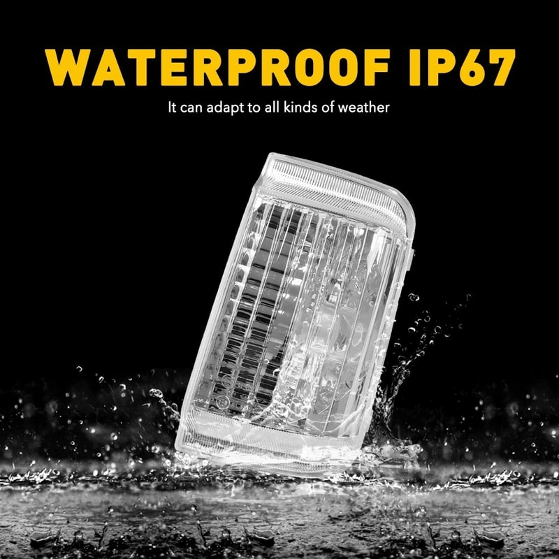 Durable RH Mirror Light Turn Lamp Lens Cover For LH Side Easy Installation 5