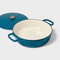 Teal Enameled Cast Iron Braiser Quart Tabitha Brown Oven Safe EvenHeating Cooking Pot With Cast Iro 2