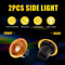 LED Amber Side Marker Repeater Light Waterproof Car Light Housing 5