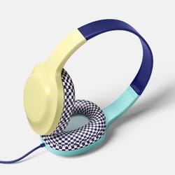 wired over-ear headphones, marvin chang edition, comfortable foam cushions, built-in microphone