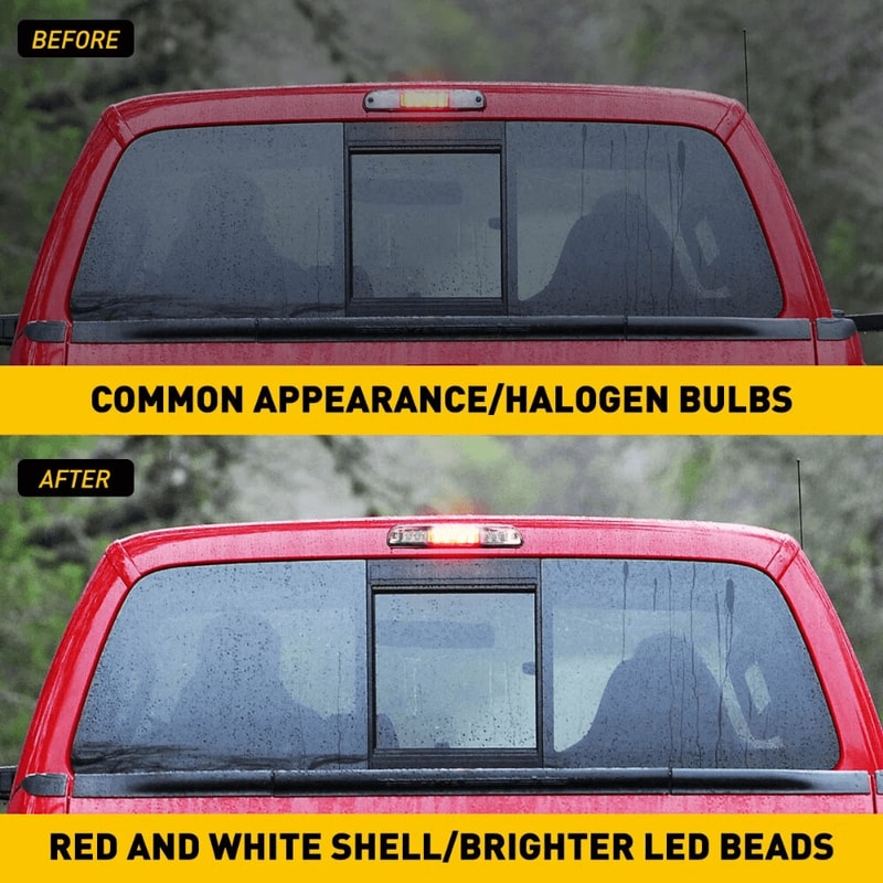 Clear Black LED Third Brake Light EnergySaving Long Lifetime 6