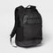 All In Motion Black Backpack Lightweight Polyester Design Adjustable Straps Bottle Pocket Laptop St 0
