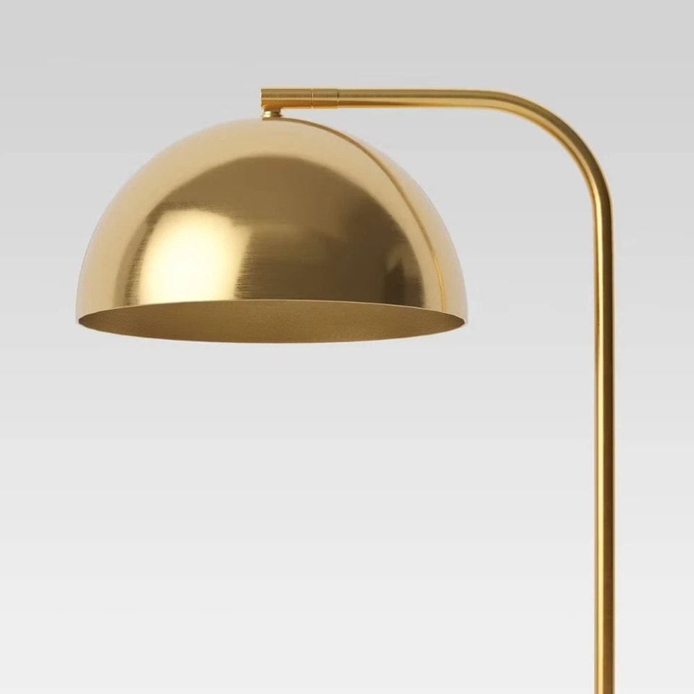 Brass Dome Table Lamp Touch Activated Desk Lamp Modern Gold Finish For Home And Office Decor 2