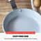 Aluminum Fry Pan Ceramic Nonstick ChipFree Rim Dishwasher Safe Induction Compatible 2