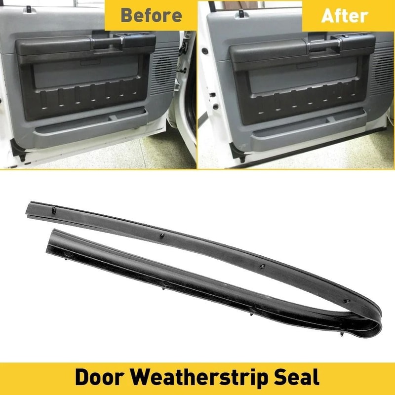 Weatherstrip Seal For Front Right Left Door Leakproof Durable Car Seal 1