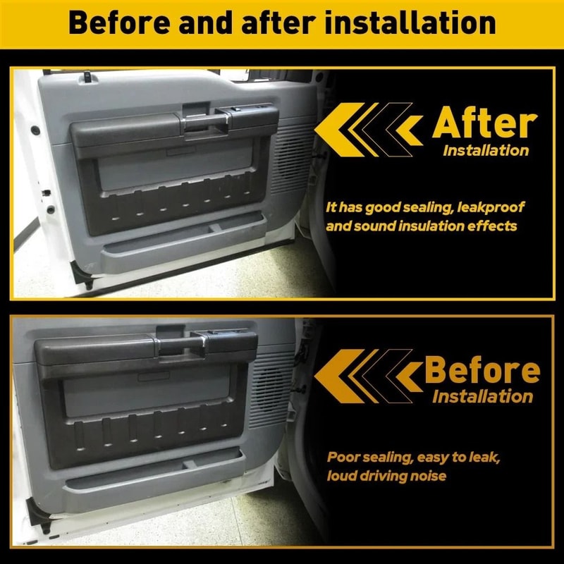 Weatherstrip Seal For Front Right Left Door Leakproof Durable Car Seal 4