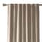 Threshold Blackout Embossed Velvet Curtain Panel Brown Blocks Light Rod Pocket Design Machine Washa 1