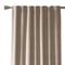 Threshold Blackout Embossed Velvet Curtain Panel Brown Blocks Light Rod Pocket Design Machine Washa 1