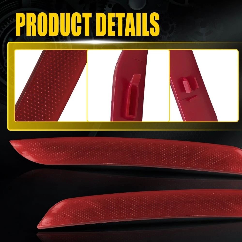 HighQuality Rear Bumper Reflector Light Case For Tail Lamp Left Right 3