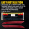 HighQuality Rear Bumper Reflector Light Case For Tail Lamp Left Right 4