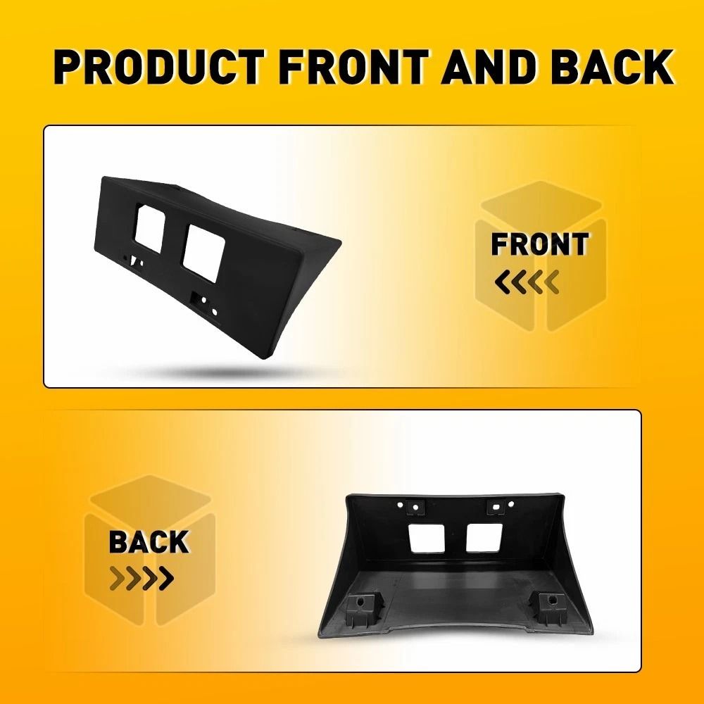 Front Bumper License Plate Holder Mount Easy Installation 6