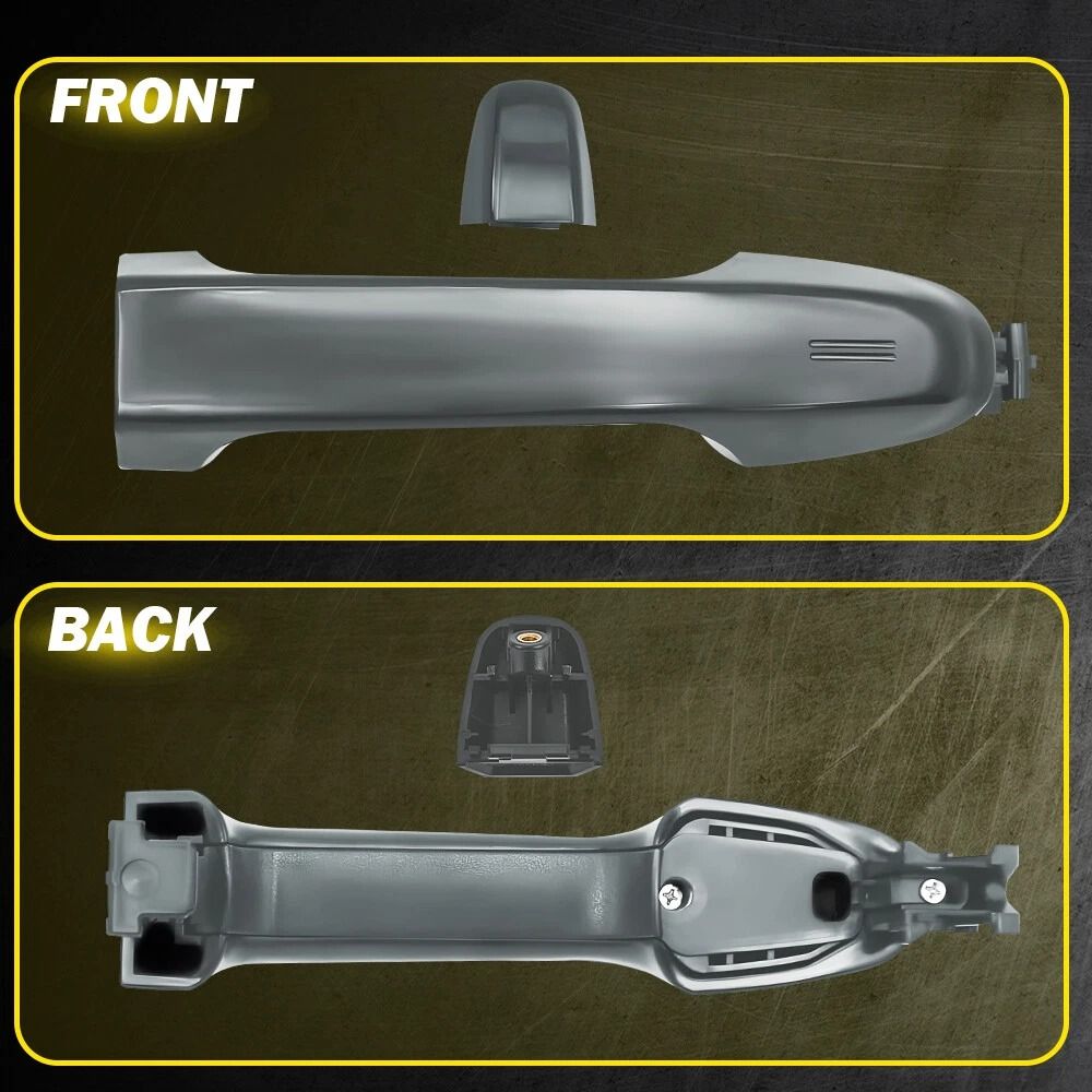 Passenger Gray Front Right Exterior Door Handle For Easy Replacement 4
