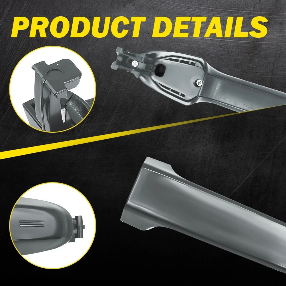 Passenger Gray Front Right Exterior Door Handle For Easy Replacement 5