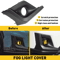 Front Passenger Side Right Fog Light Bezel Cover Durable ABS 7