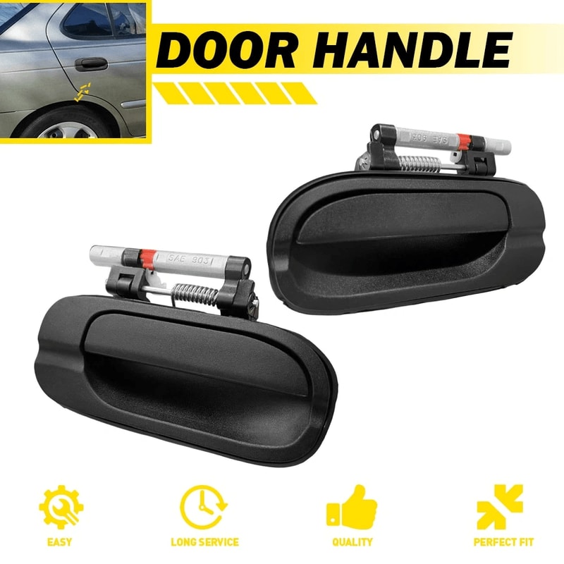 Durable Black Exterior Door Handle For Front Rear Left Right Vehicle Use 14