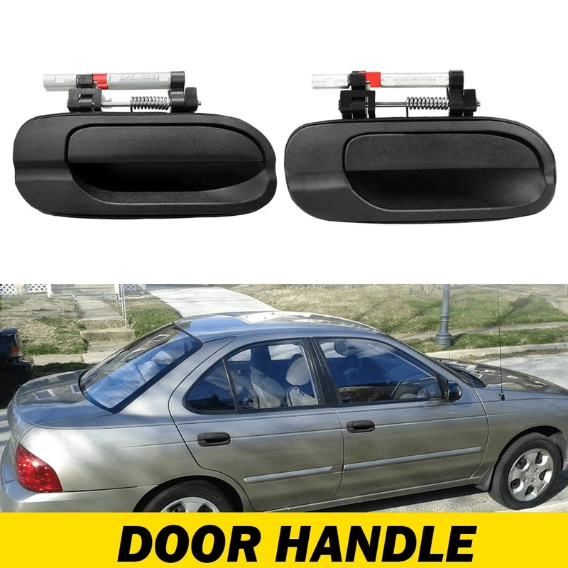 Durable Black Exterior Door Handle For Front Rear Left Right Vehicle Use 10