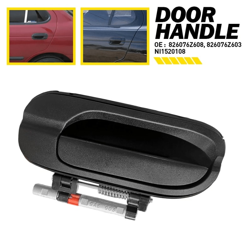 Durable Black Exterior Door Handle For Front Rear Left Right Vehicle Use 13