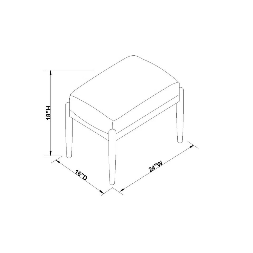 Transitional Bedroom Ottoman By Hearth Hand With Magnolia Oatmeal Boucle Upholstered Furniture 7