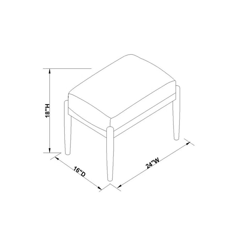 Transitional Bedroom Ottoman By Hearth Hand With Magnolia Oatmeal Boucle Upholstered Furniture 7