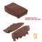 Brown Console Lid Armrest Door Front Panel Cover Waterproof Vinyl Cushion 1