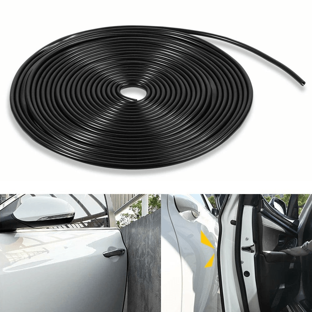 Black Car Door Edge Guard Molding Protector U Shape Rubber Seal Molding Trim Strip 6
