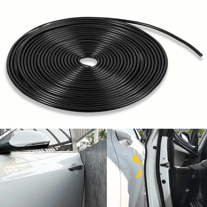 Black Car Door Edge Guard Molding Protector U Shape Rubber Seal Molding Trim Strip 6