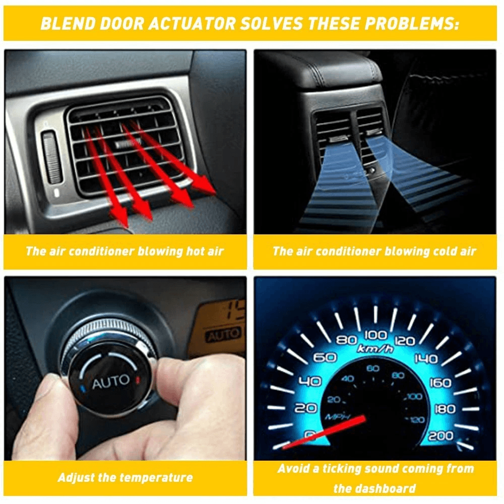 Blend Door Actuator For AC Heater Electrical Activation 7