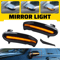 Clear LED Turn Signal Lights Pair Dynamic LED Mirror Turn Signal Lights 0