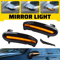 Clear LED Turn Signal Lights Pair Dynamic LED Mirror Turn Signal Lights 0