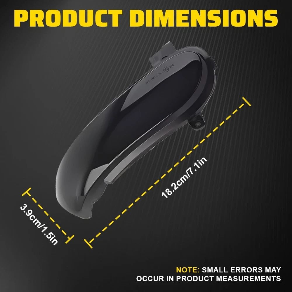 Clear LED Turn Signal Lights Pair Dynamic LED Mirror Turn Signal Lights 1