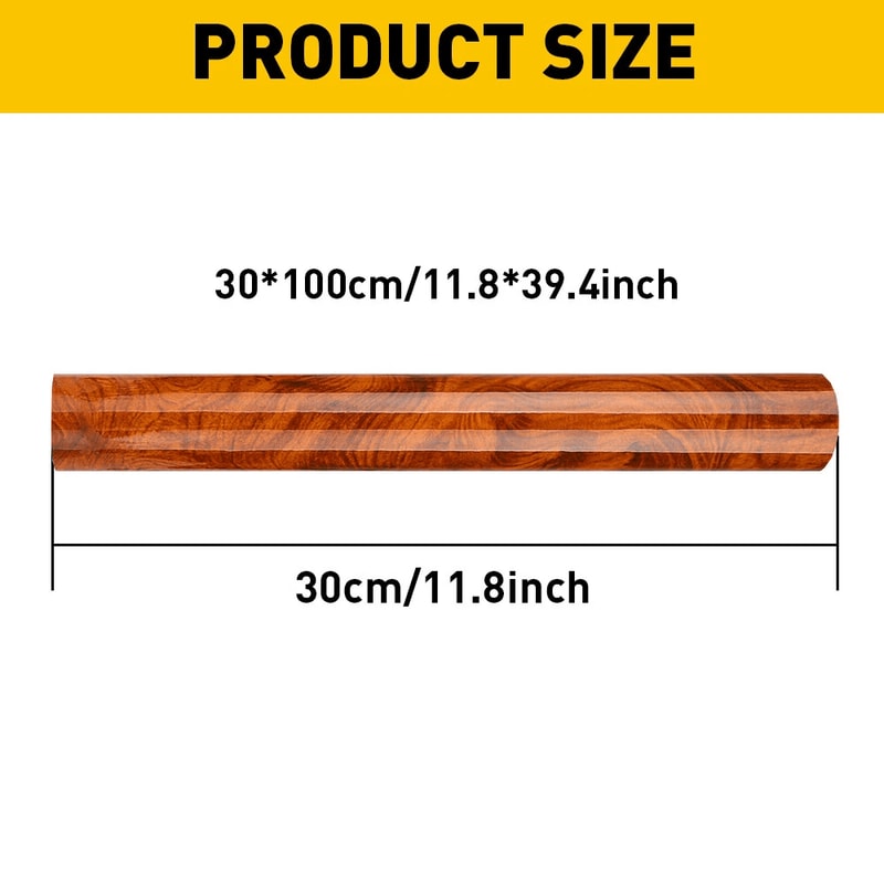 Wood Grain Vinyl Film For Car Interior Textured Glossy Wrap Sticker 2