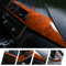 Wood Grain Vinyl Film For Car Interior Textured Glossy Wrap Sticker 9