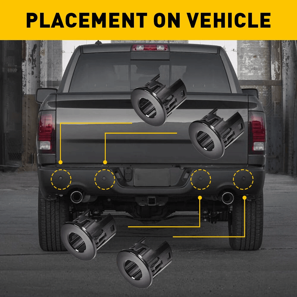 OEM Style Bumper Parking Assist Sensor Bezel Easy Installation LongLasting 5
