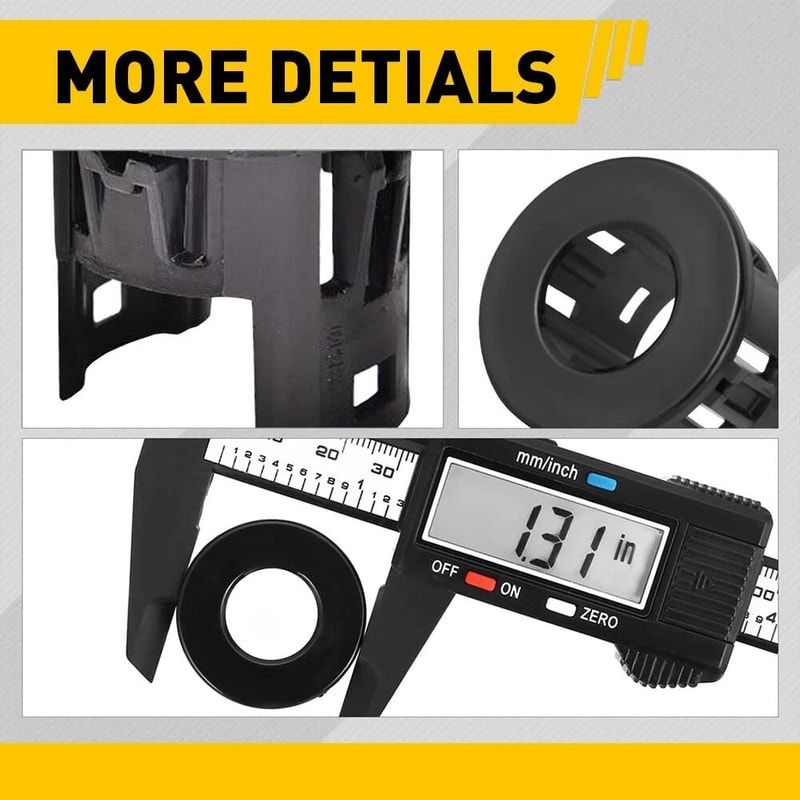 OEM Style Bumper Parking Assist Sensor Bezel Easy Installation LongLasting 7