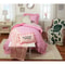 Pink Gingham Twin Comforter Set Wicked For Good Inspired Design Ruffled Edges 5