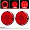 High Brightness Round Red LED Tail Light For School Bus Trucks Trailers And More 9