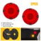High Brightness Round Red LED Tail Light For School Bus Trucks Trailers And More 10