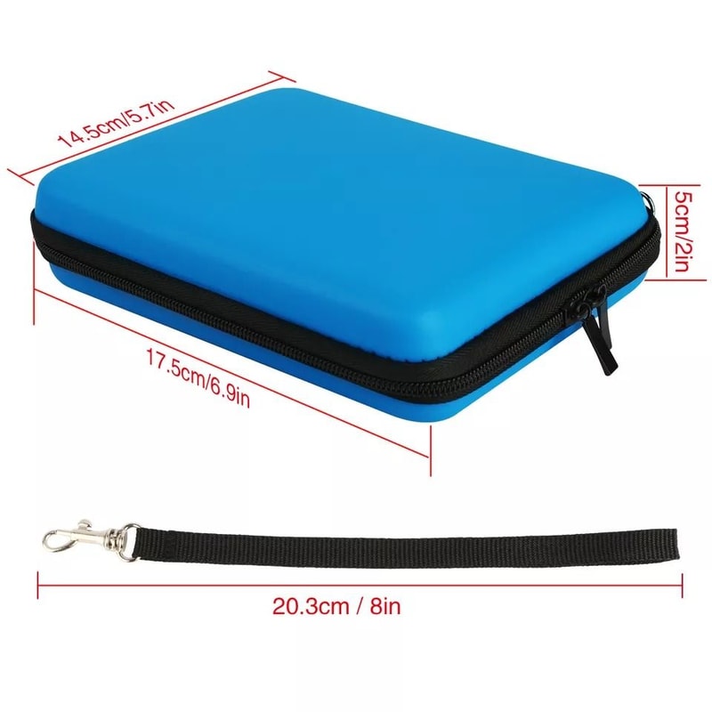 Protective Shell Hard EVA Storage Zip Case Portable Carry Handle For Travel Protection 4